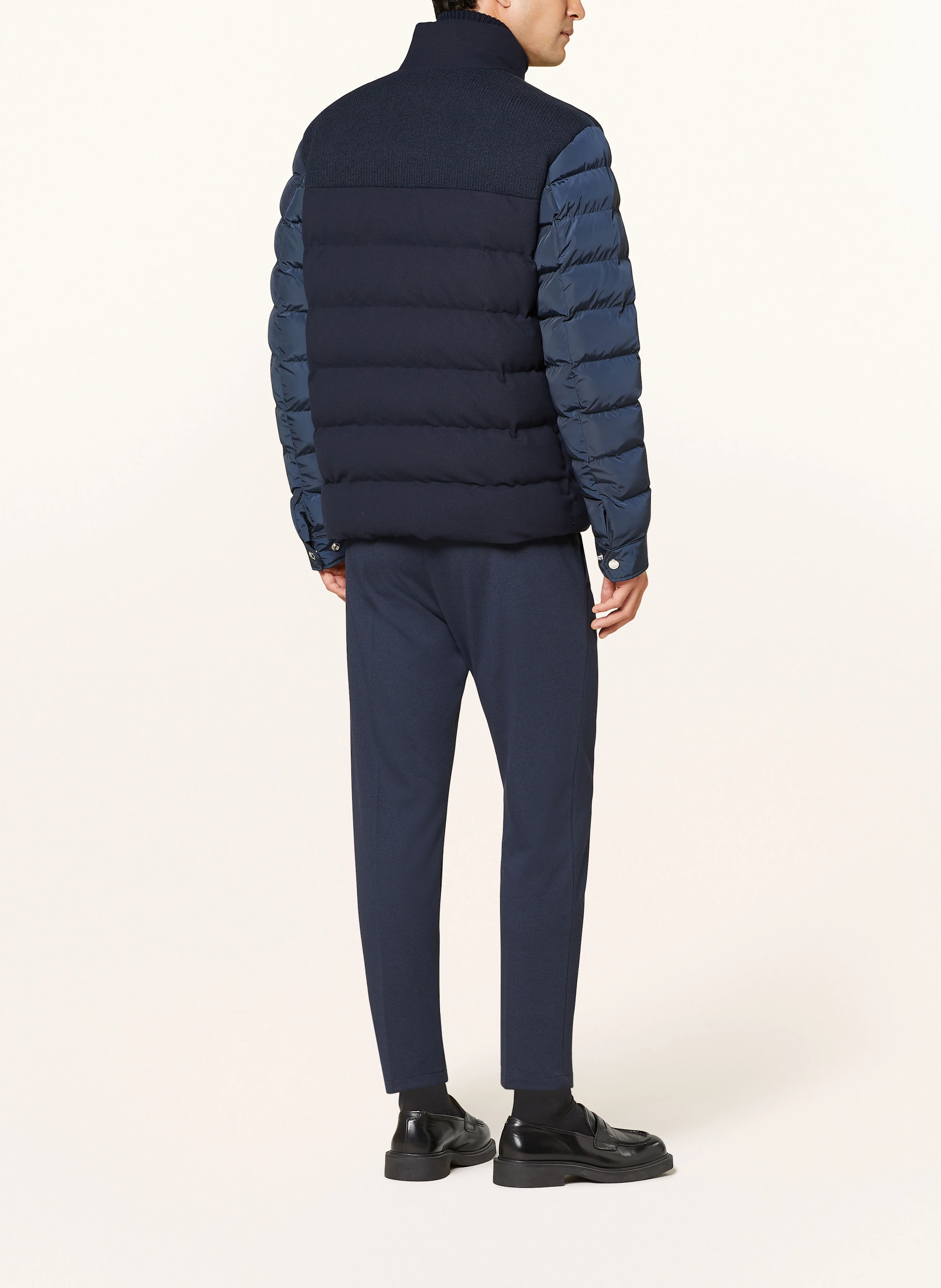 BOSS Steppjacke CLANELLO im Materialmix