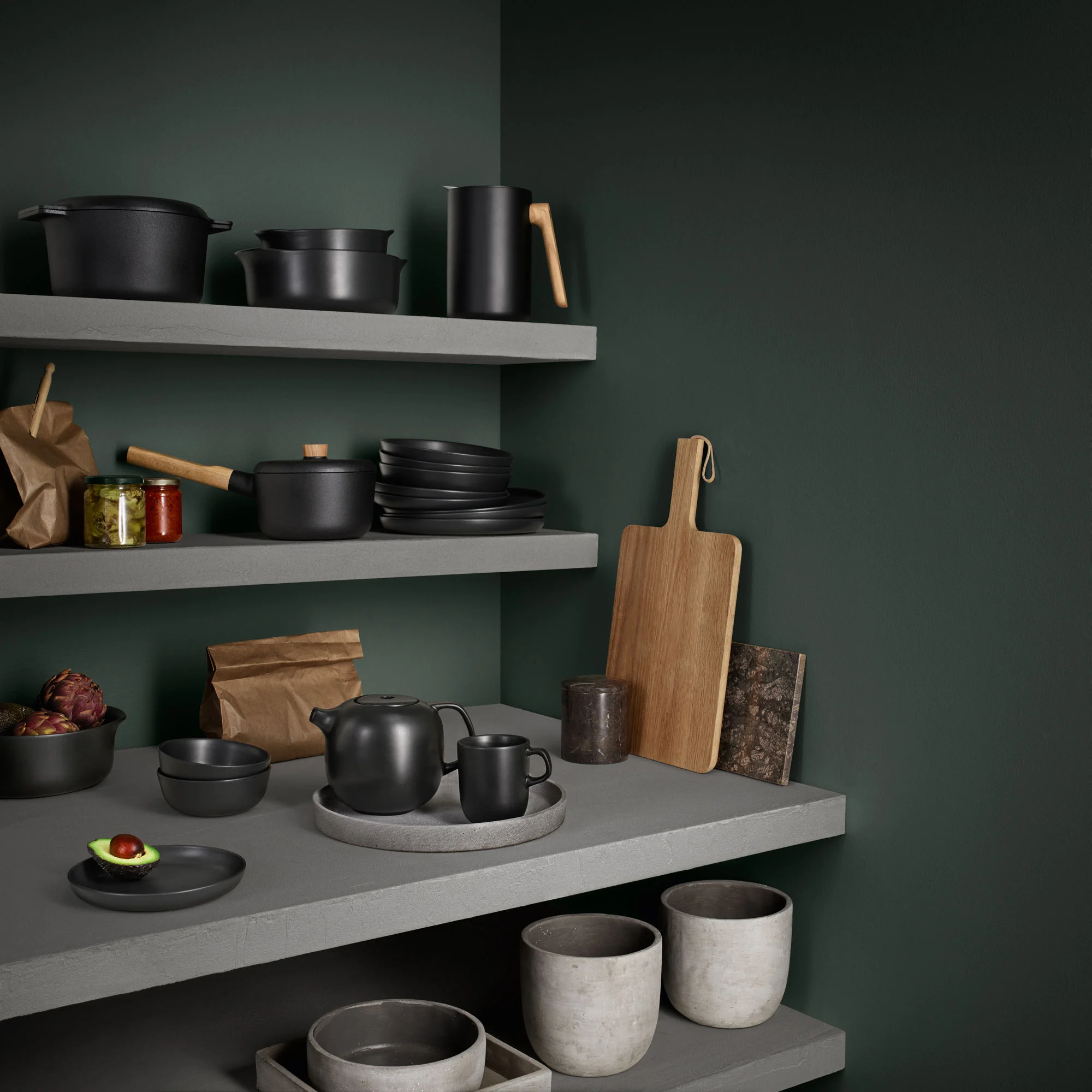 NORDIC KITCHEN - Tasse céramique | Noir