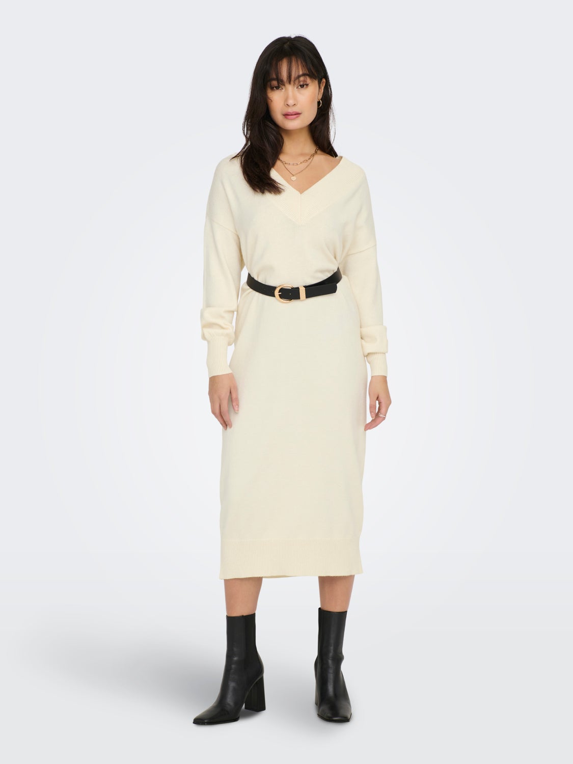 ONLFIA Kleid Whitecap Gray