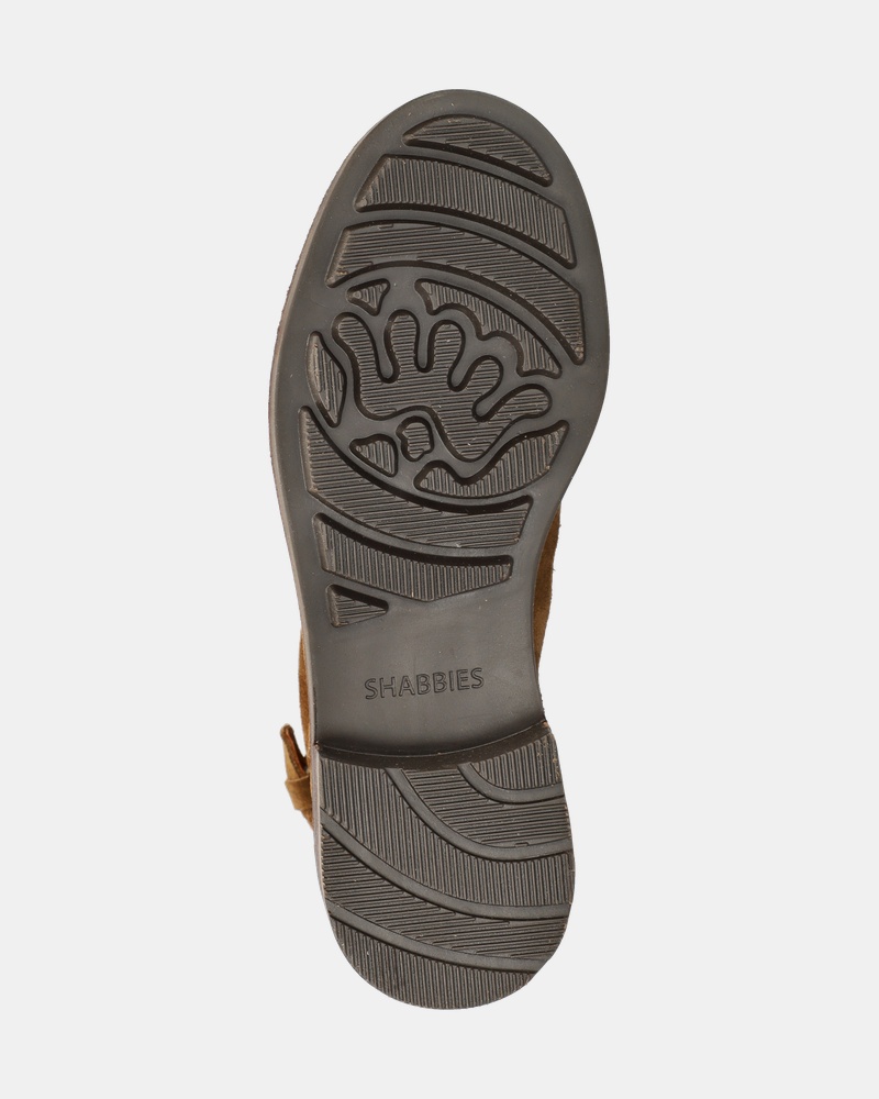 Shabbies Amsterdam Alyd Suede Rits- & gesloten boots  - cognac