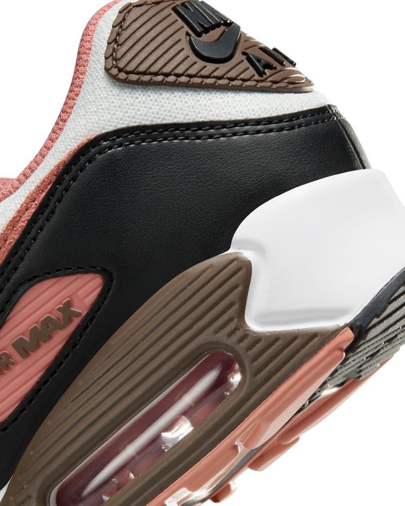 Chaussures Nike Air Max 90 Blanc & Marron pour homme