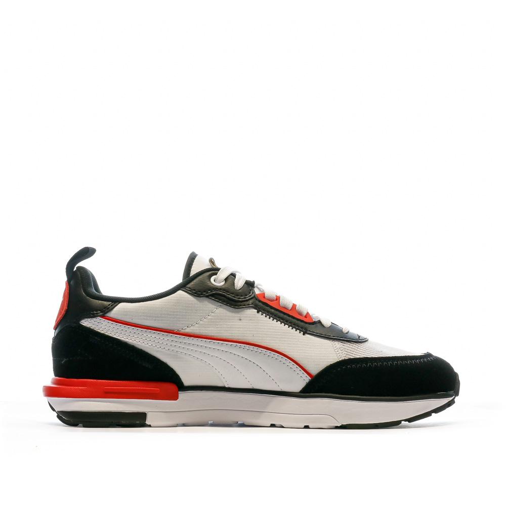 Puma Baskets Blanches/Rouge Homme Puma Puma R22