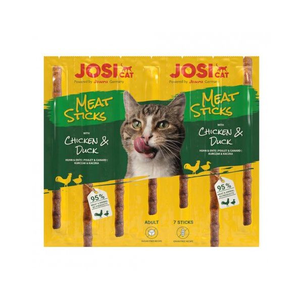 JosiCat Snacks em Stick para Gato Adulto Frango E Pato 35g