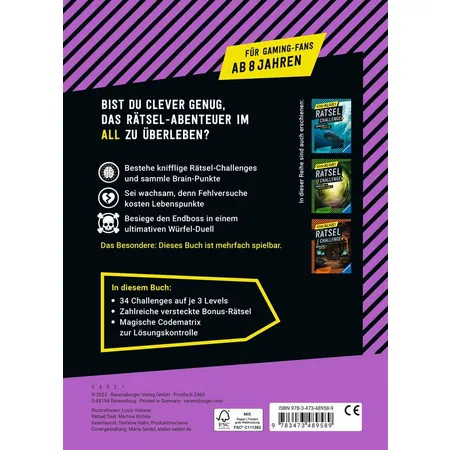 Ravensburger Stay alive! Rätsel-Challenge: Überlebe im All
