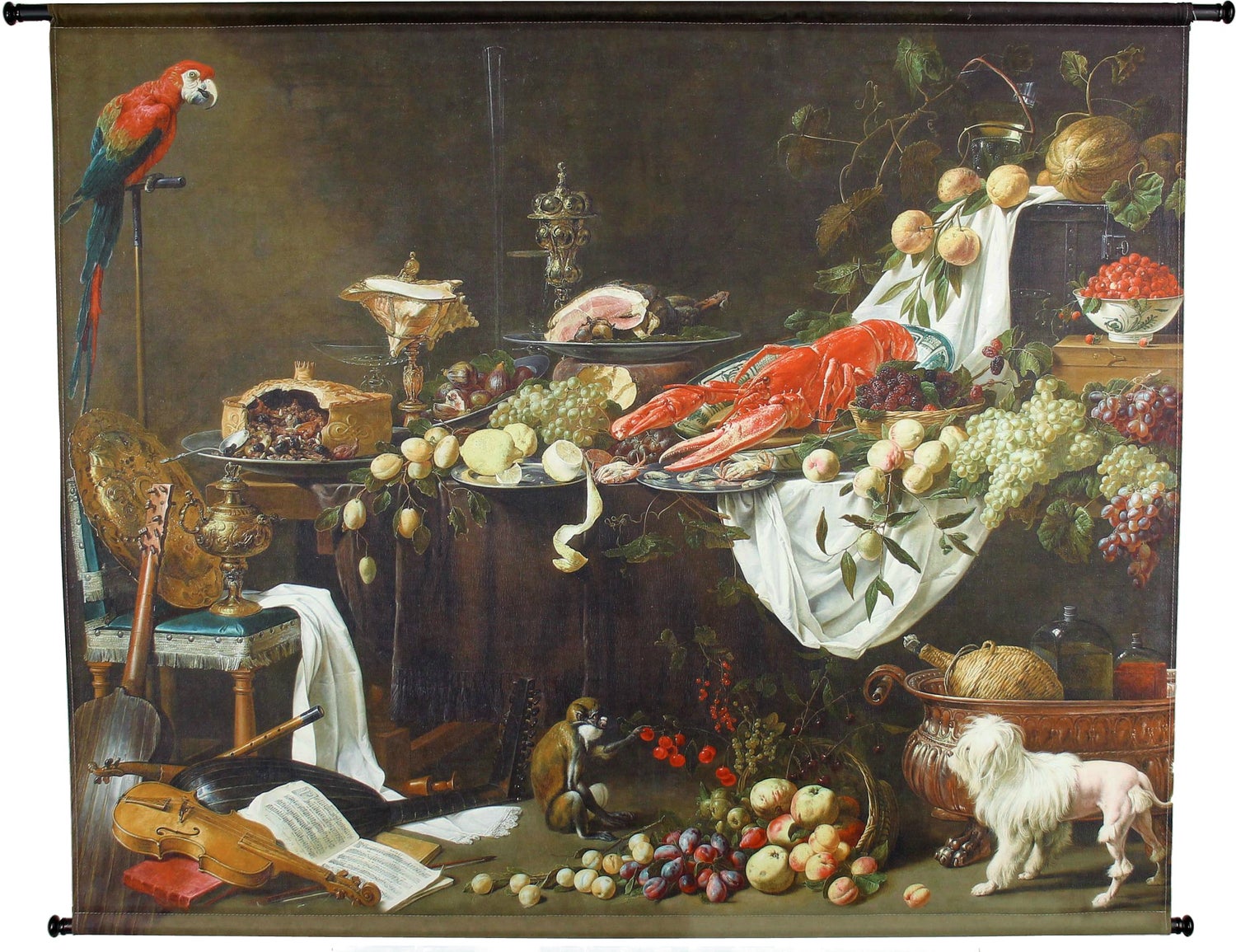 HD Collection wandkleed Tafel bruin 146 x 110 cm