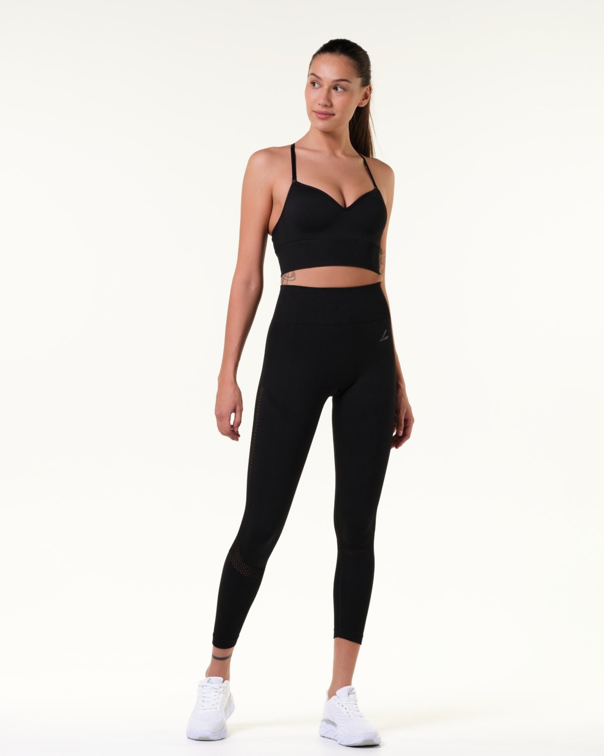 LEVITY Eclipse Mesh Seamless Push Up Bra Black Marl
