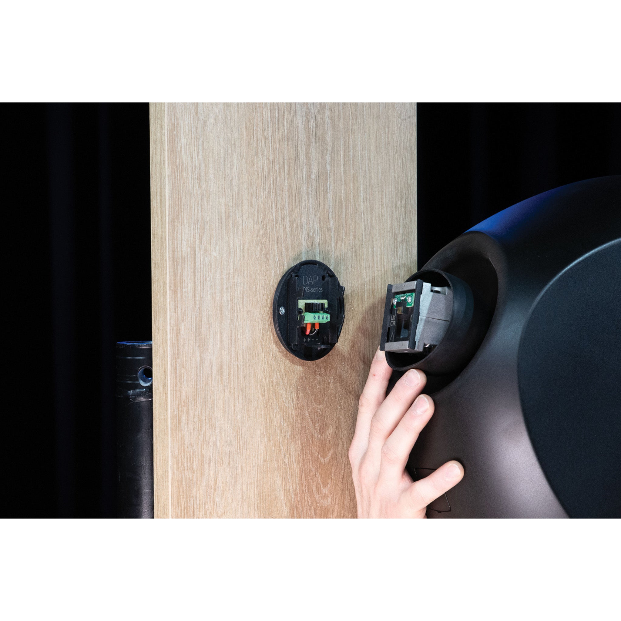 DAP WMS4-B passieve 4 inch muurspeaker, zwart