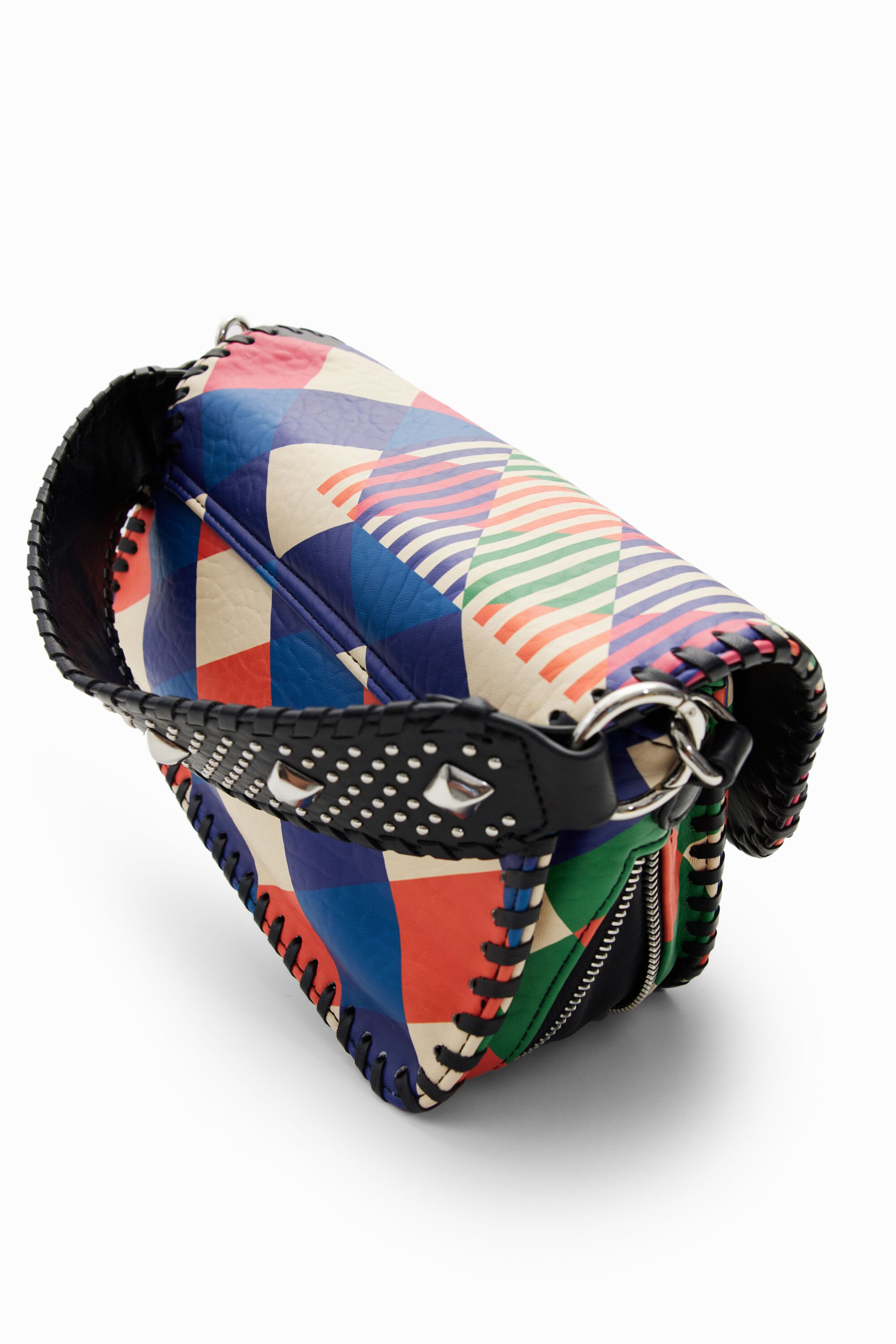 Sac à bandoulière moyen losanges