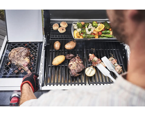 Char-Broil Advantage PRO S 3 gasgrill, gepolijst roestvrij staal, inclusief 3 branders, infraroodbrander en krachtige warmtezone