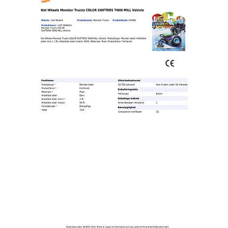 Hot Wheels monster trucks – flere varianter – assorteret