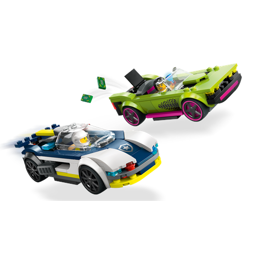 LEGO City Biljagt Med Politi Og Muskelbil - 60415