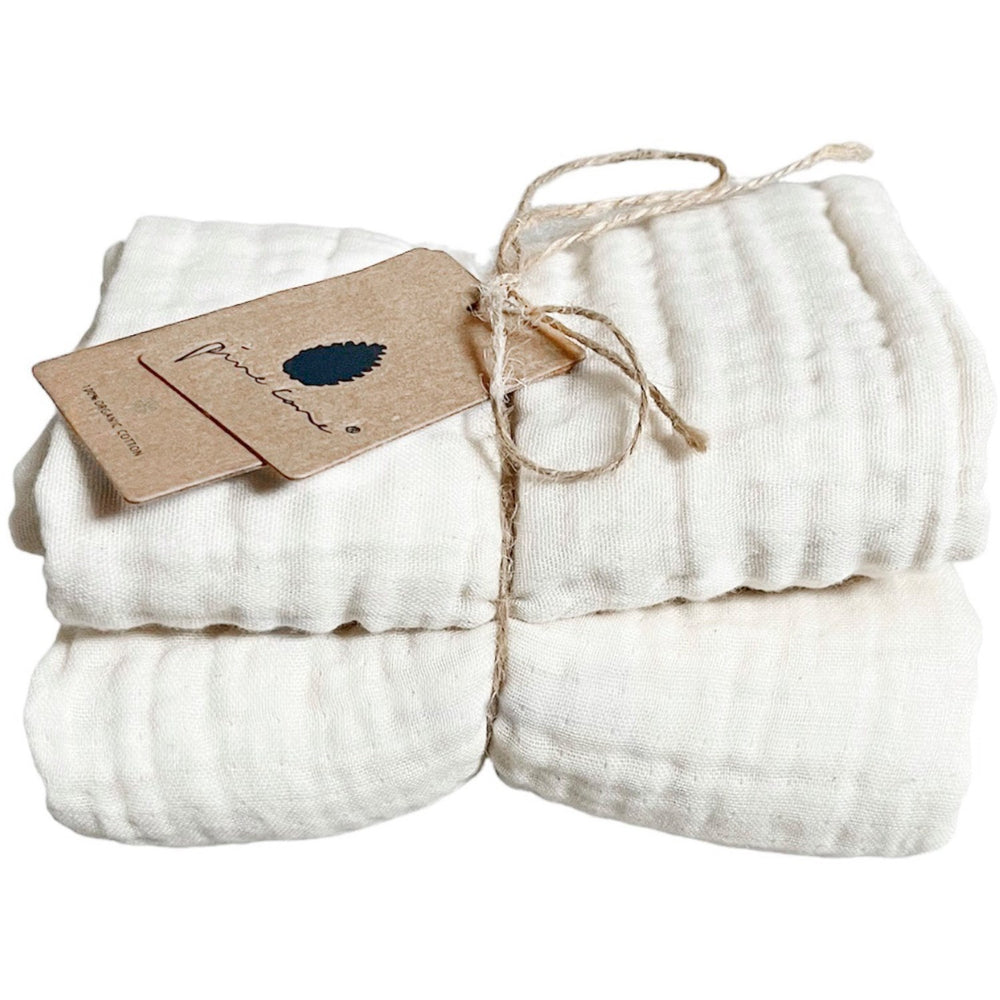Køb Pine Cone Cream Kadera Stofbleer 4-lagsMuslin 2-Pak