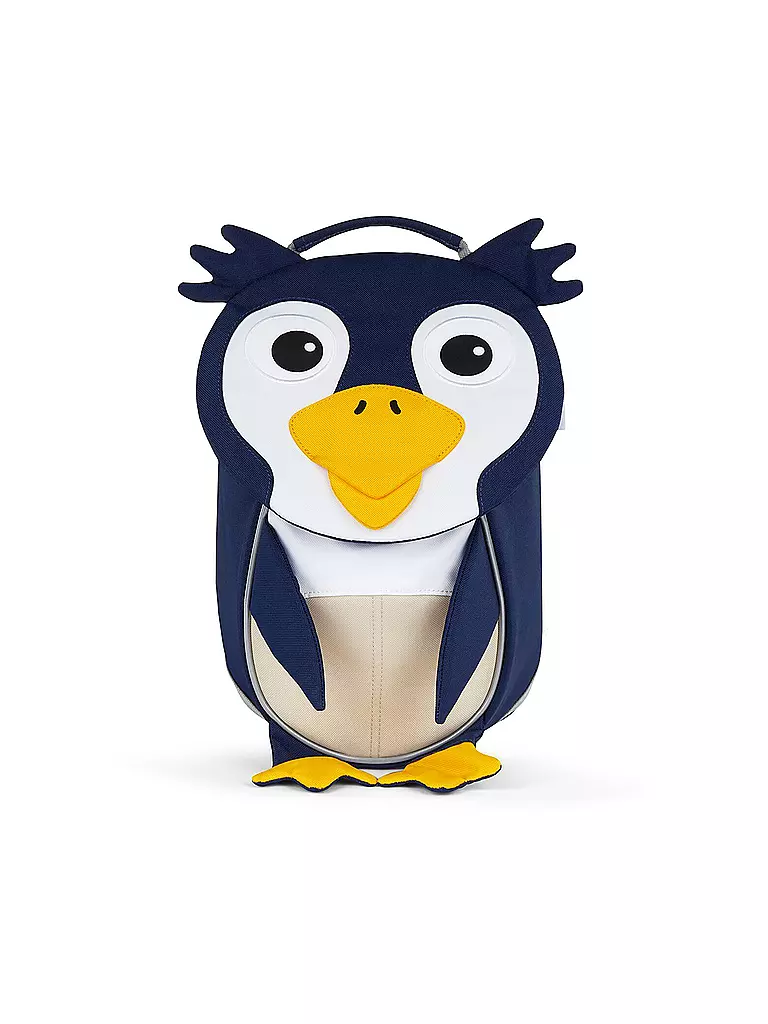 AFFENZAHN Kinder Rucksack Kleine Freunde - Pinguin dunkelblau