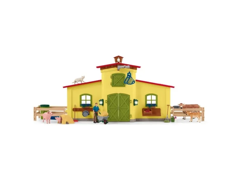 Schleich Large Farm with Animals and Accessories