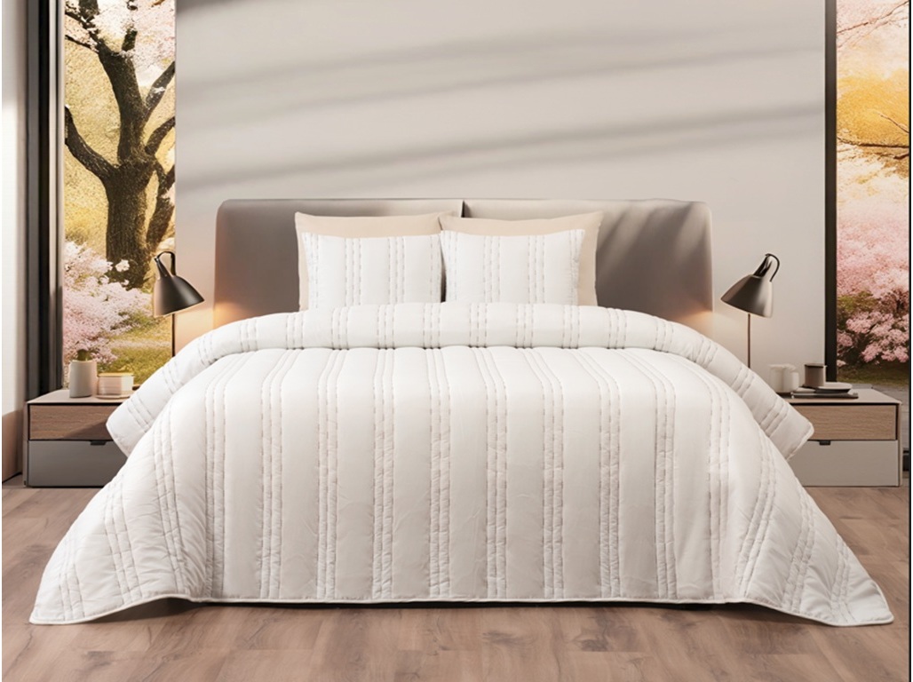 COBERTURA ACOLCHOADA HOMESPECIAL BRANCA 240X260CM
