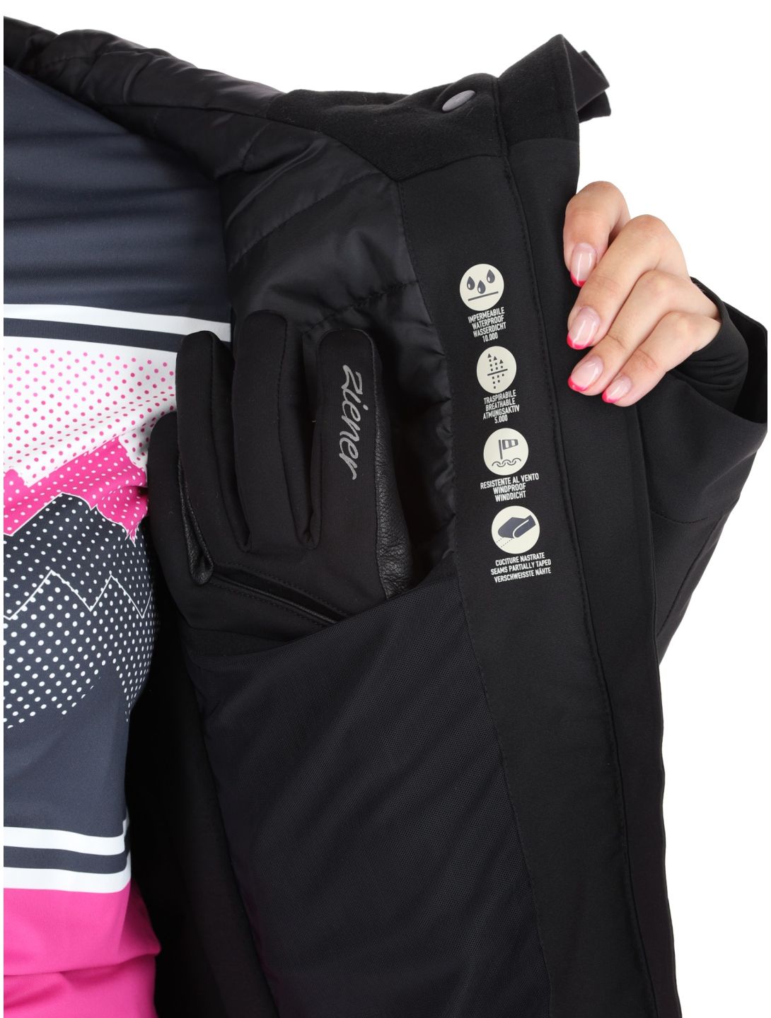 34W3926 ski-jas dames