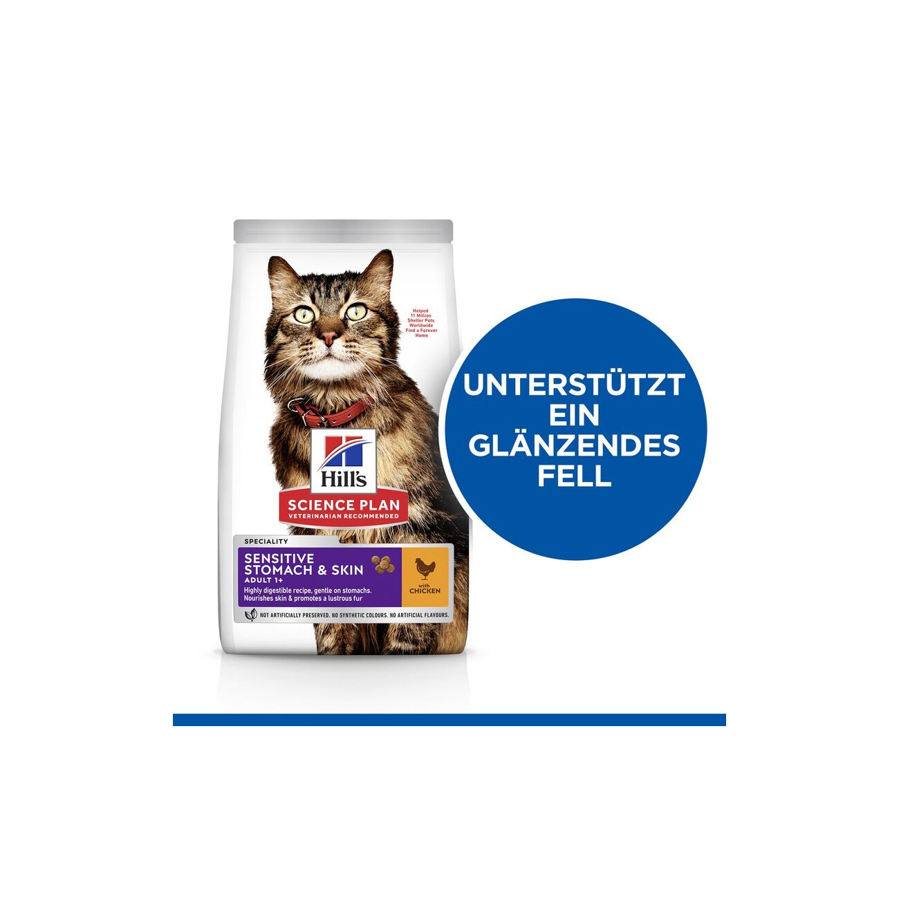 Hill's Science Plan Sensitive Stomach & Skin Adult 1,5 kg