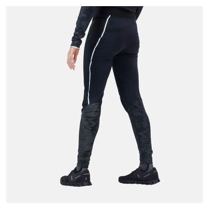 Collant Long Femme Odlo Zeroweight Warm Reflective Noir