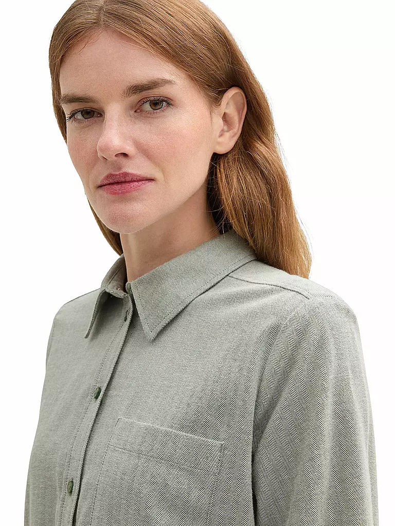 TOM TAILOR Bluse grün