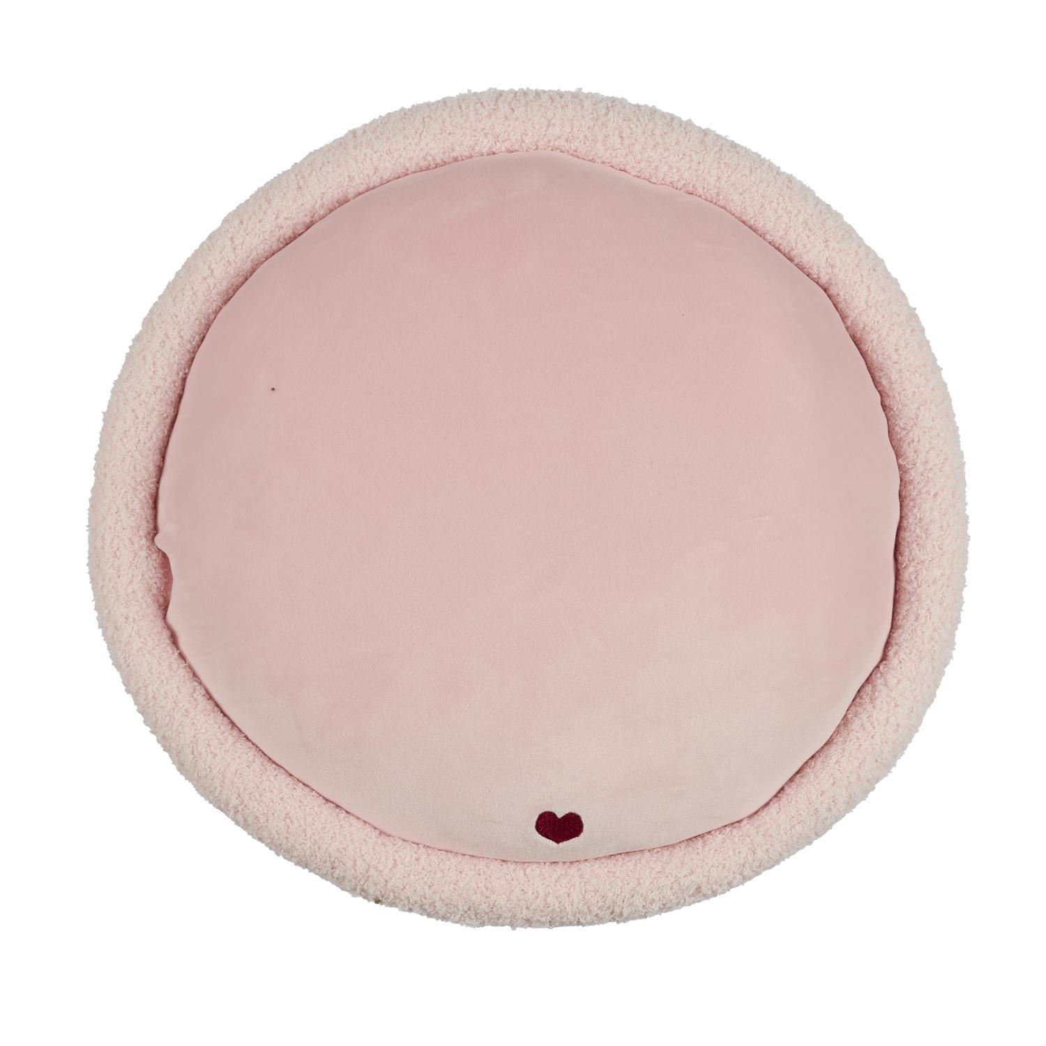PELUCHE MACARON ROSE D.36CM KAWAII