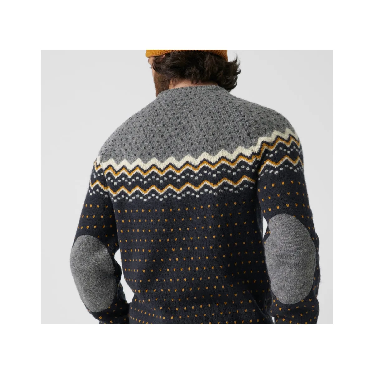 Fjällräven Men's Övik Knit Sweater Dark Navy