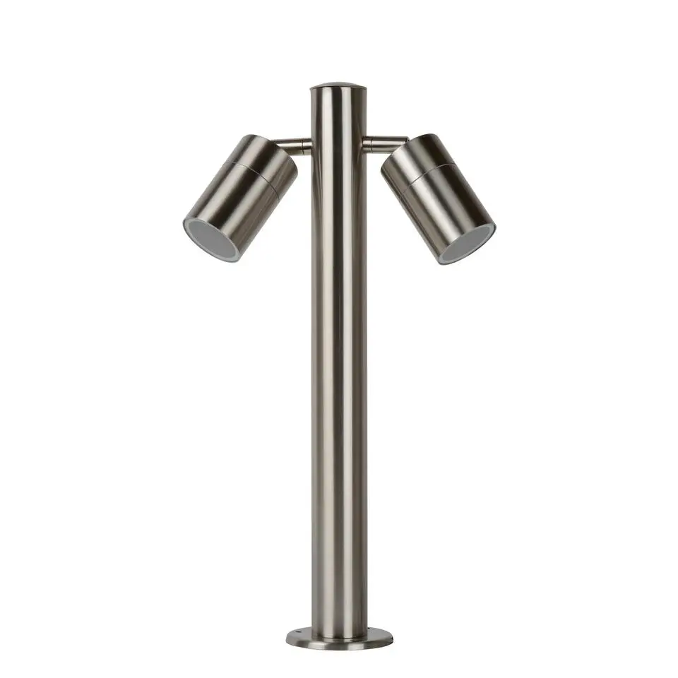 Lucide ARNE-LED Sokkellamp - Mat chroom