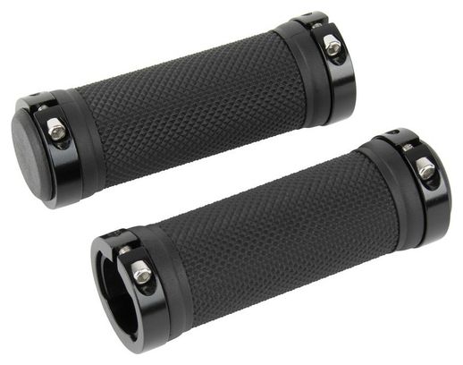 Paire de Grips Position One Diamant 95mm Noir