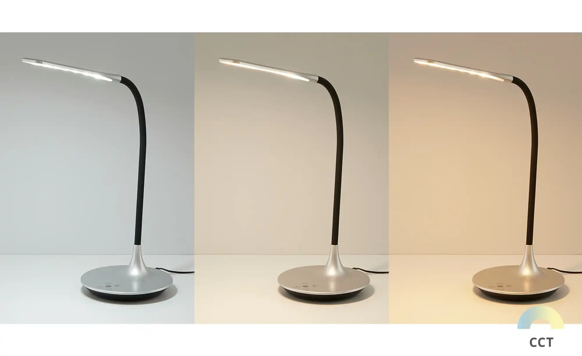 Paul Neuhaus LED-Schreibtischleuchte, silberfarben
