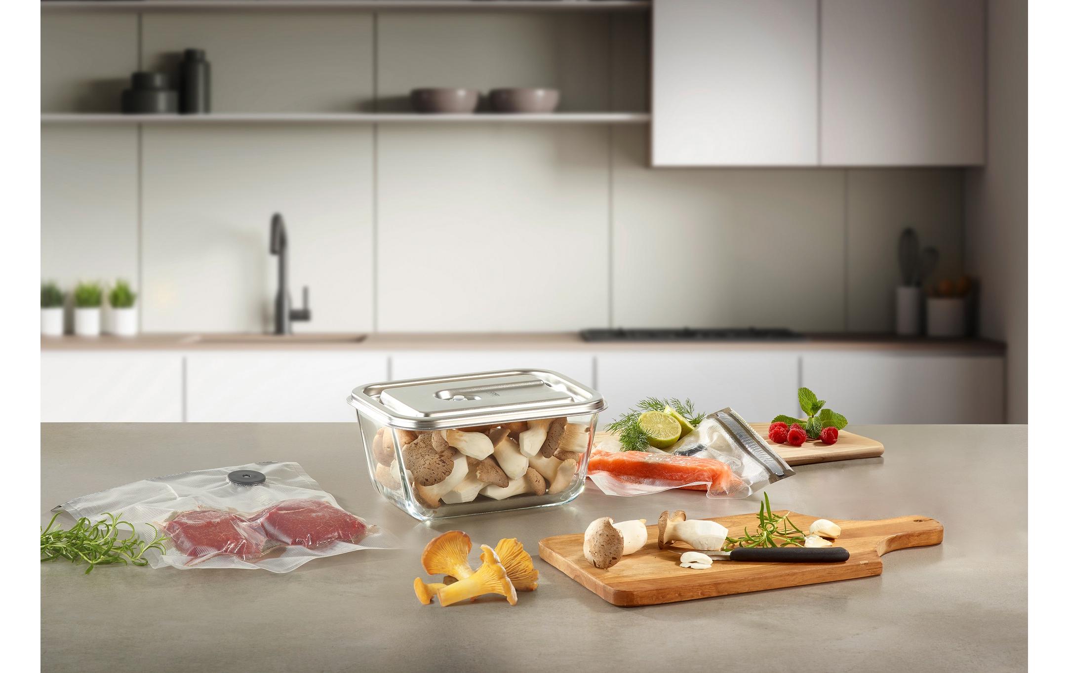 Vakuumier-Behälter VacuBoxx Inox XLVakuum-Frischebehälter
