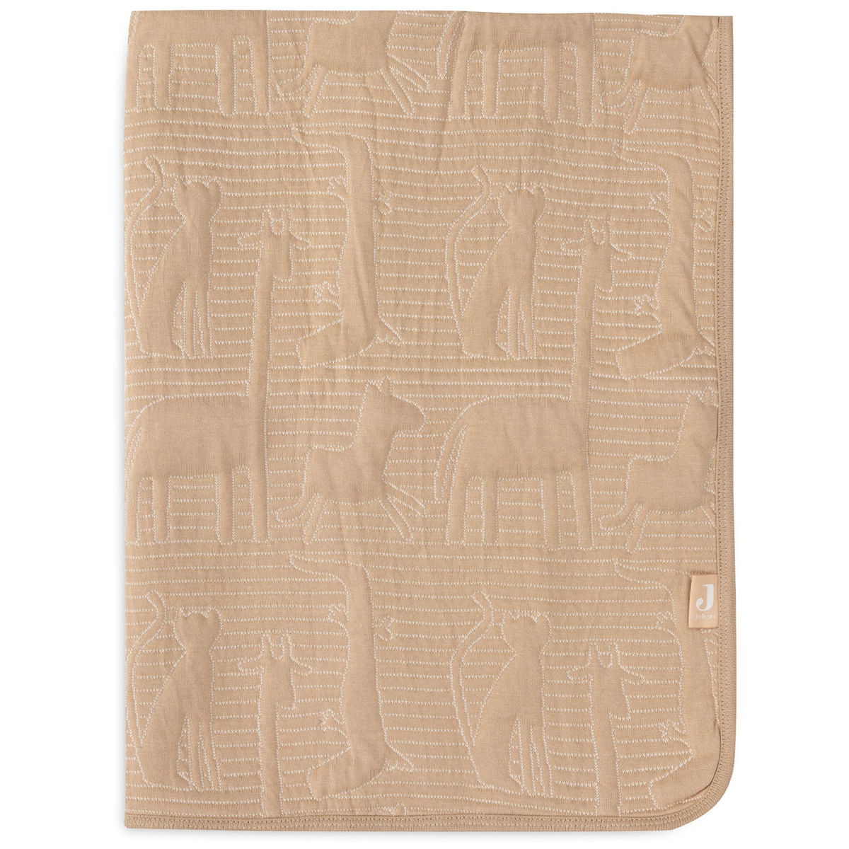 JolleinJollein   Decke Jersey Jungle Jambo biscuit-oatmeal 75x100cm