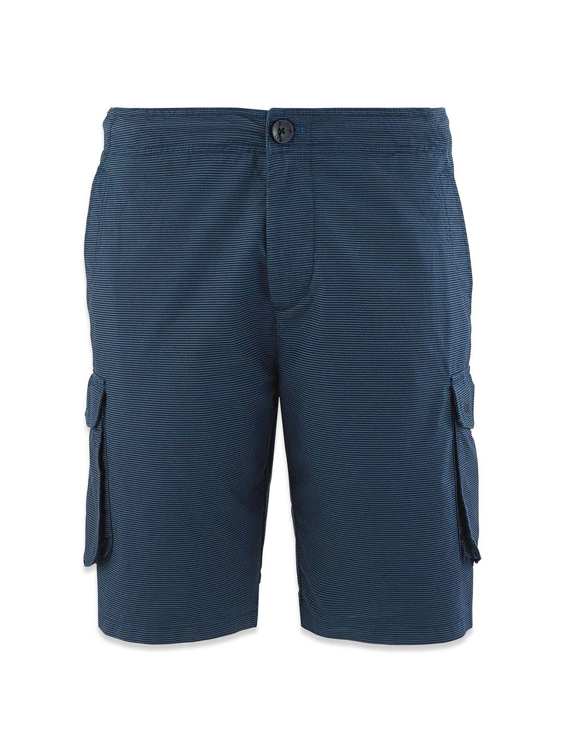 Short Homme Fines Rayures Marine