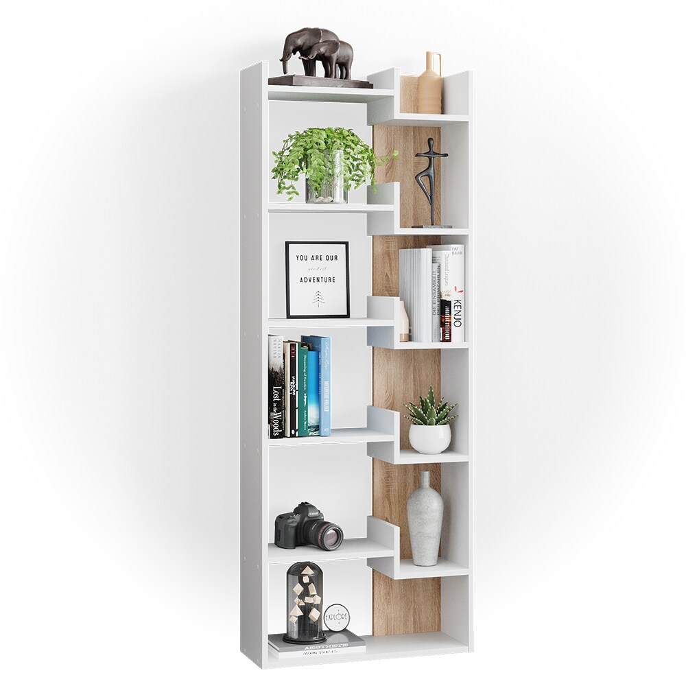 Vicco Bücherregal Raumteiler Standregal Fico Sonoma 6 Etagen Wandregal Hochregal