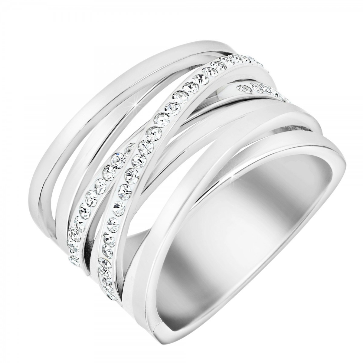 Bague SC Crystal ornée de Cristaux scintillants