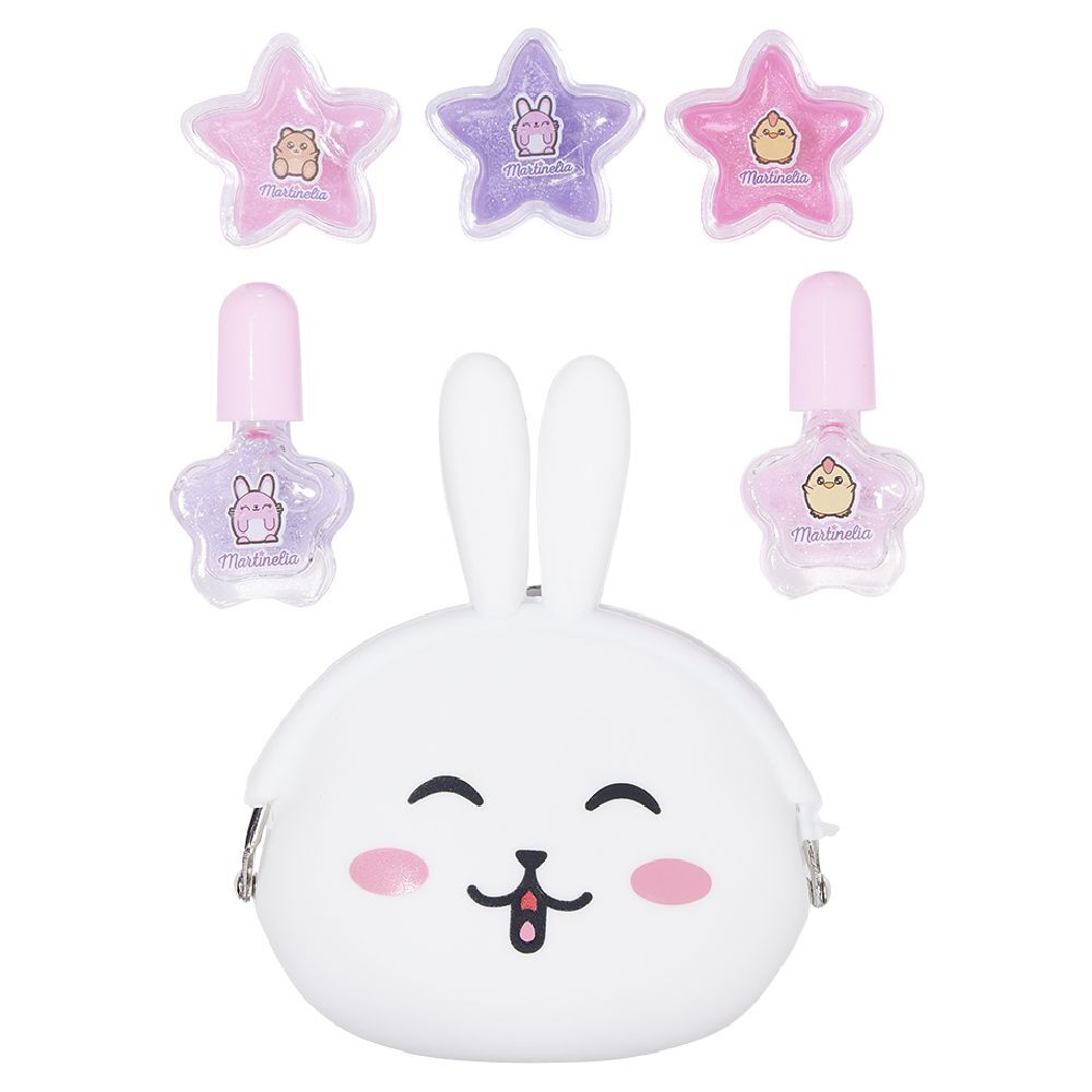 Set beauté Martinelia My Best Friends porte-monnaie lapin 6 pièces