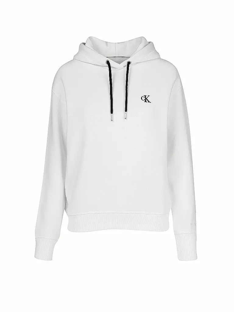 CALVIN KLEIN JEANS Kapuzensweater weiss