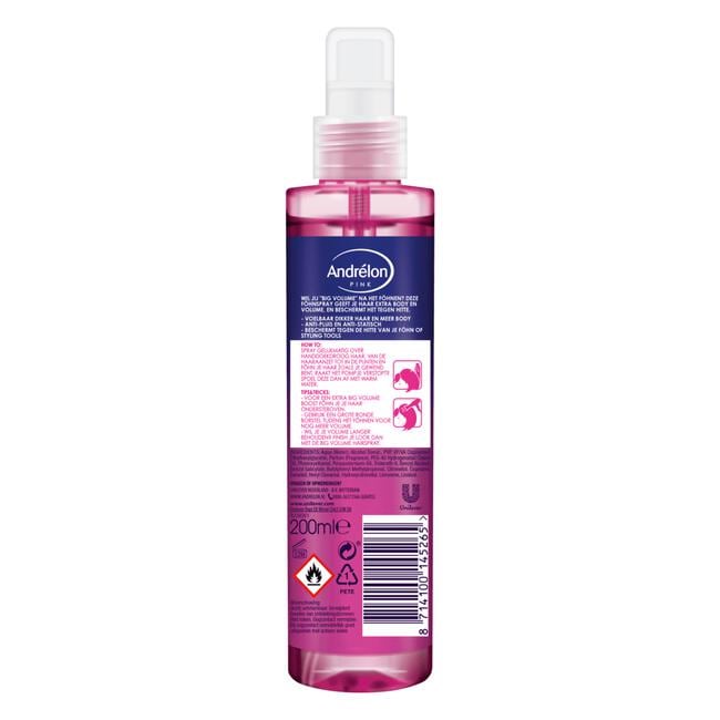 Andrélon Pink Big Volume Fohnpray 200 ML