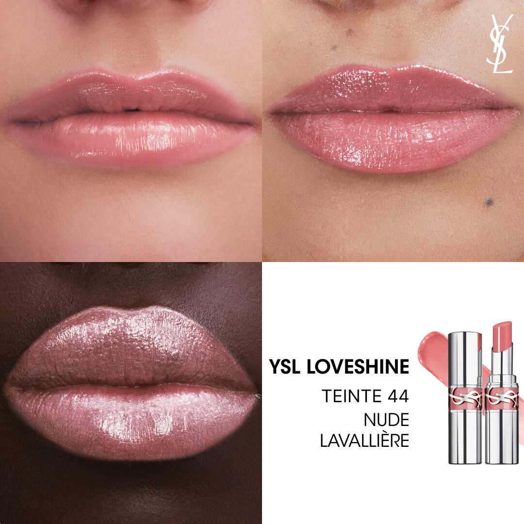 YSL LOVESHINE  ROUGE À LÈVRES BRILLANT ET SOIN - NUDE LAVALLIÈRE