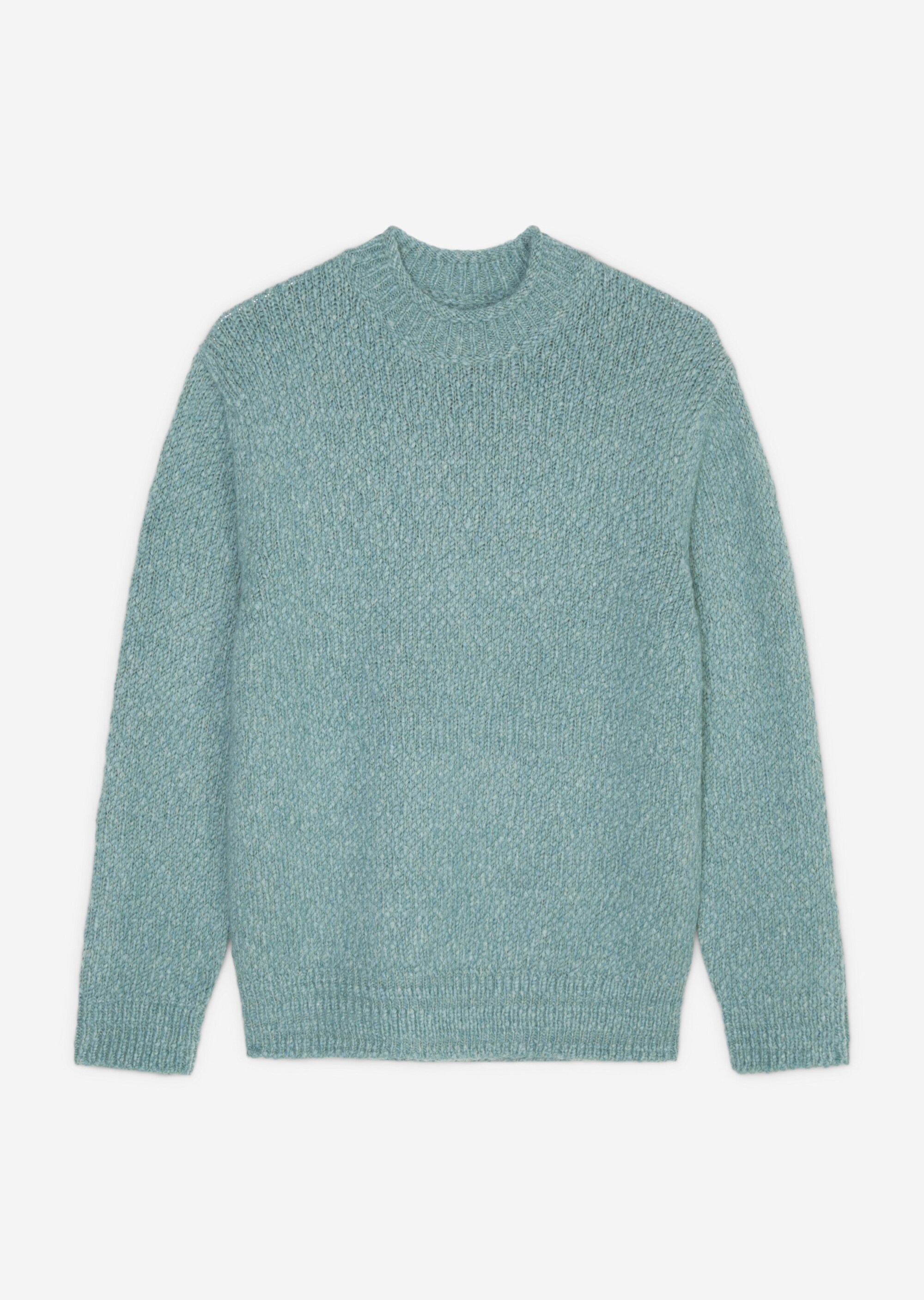 Pullover regular aus Wolle-Mix mit Slub-Optik