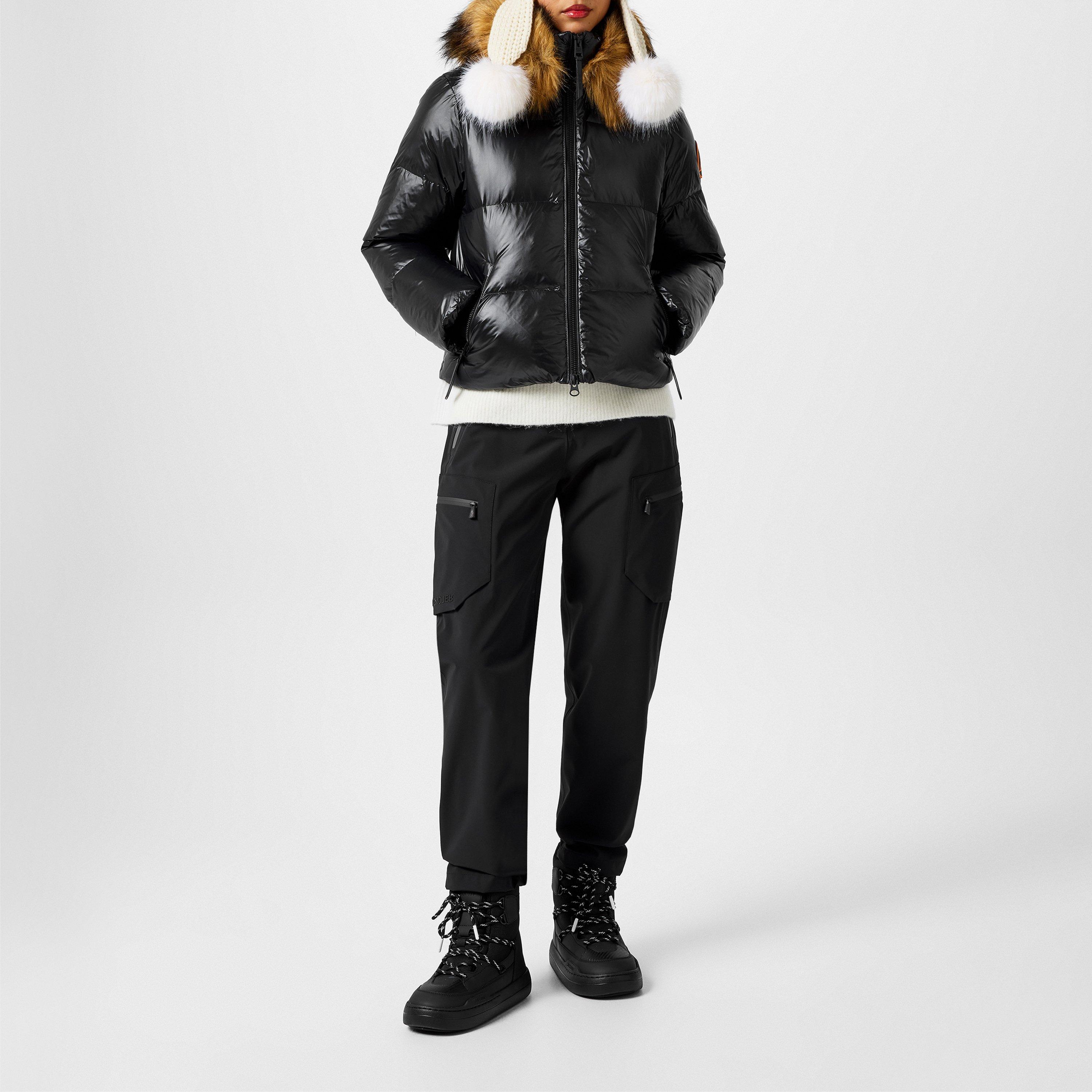Arctic Army Cropped Puffer Jacket