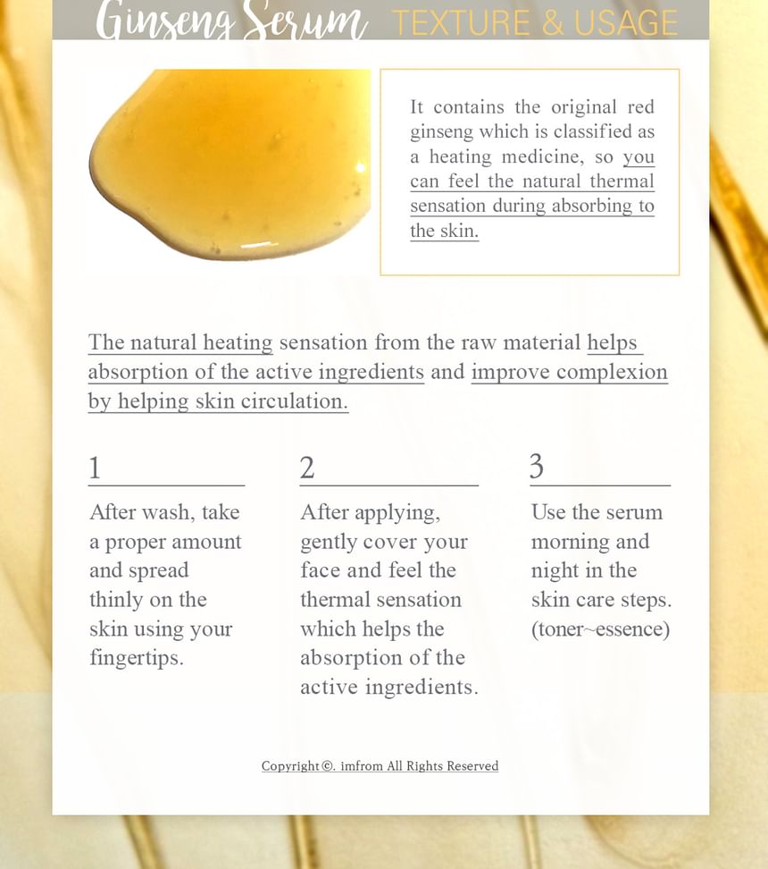 Ik kom uit - Ginseng Serum