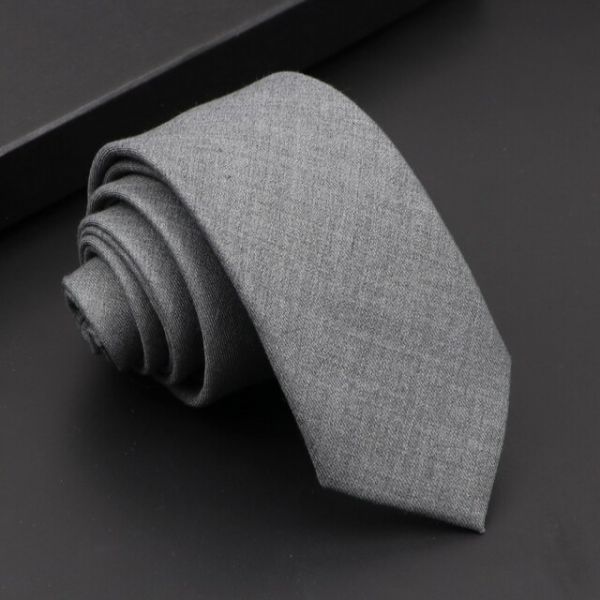 Coisas de Homem Gravata Slim Fit Cinza