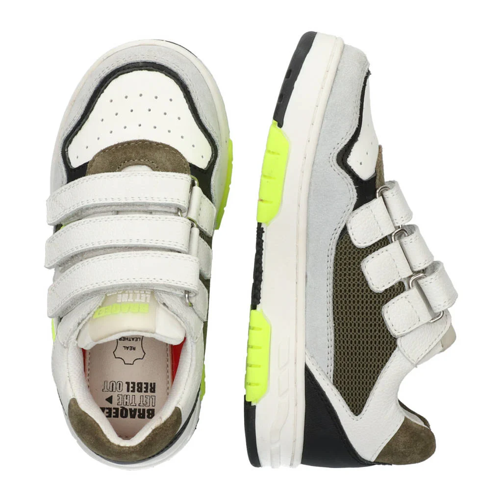 Braqeez Cody Chicagoleren sneakers grijs