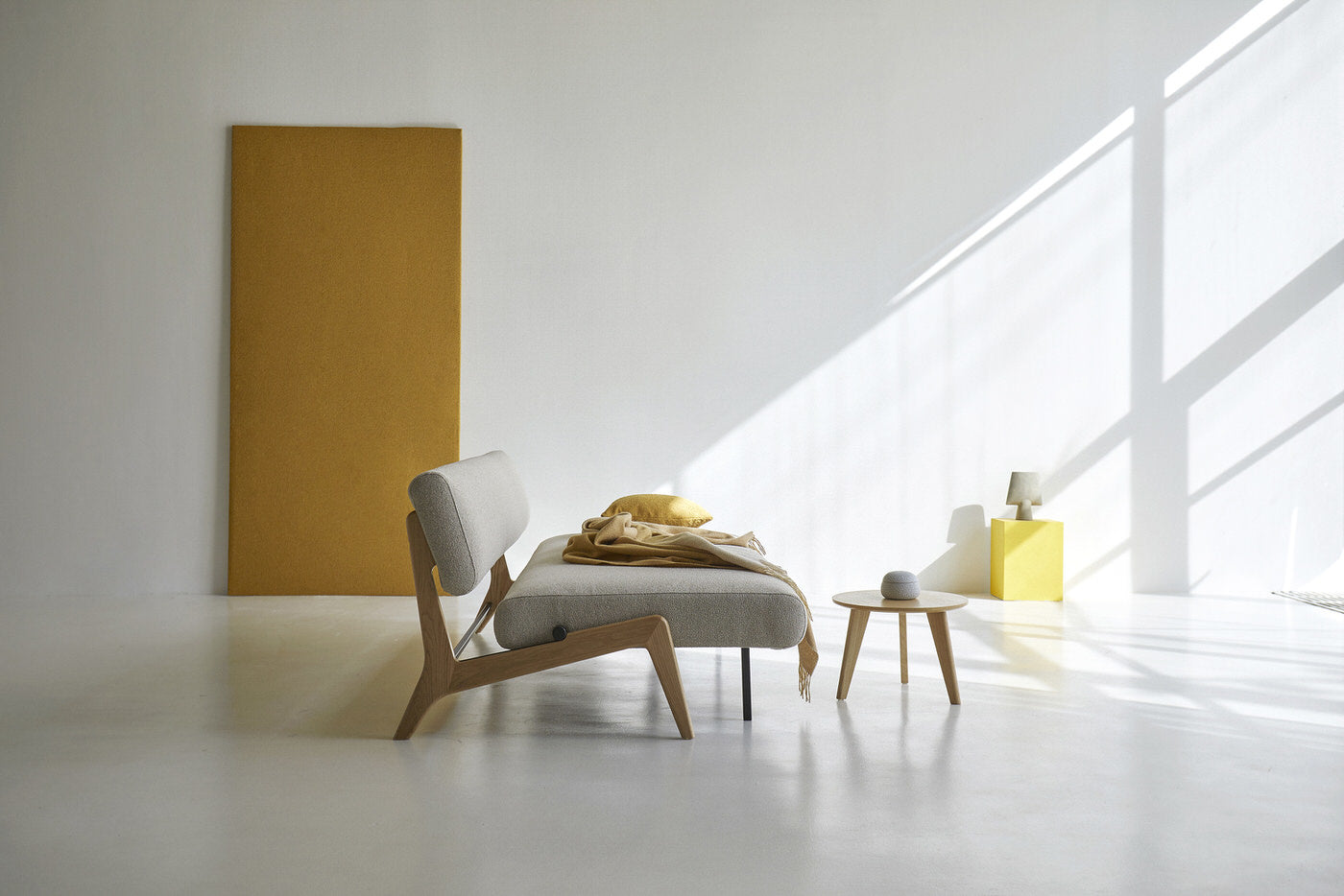 Innovation Nolis Beige Bouclé Slaapbank