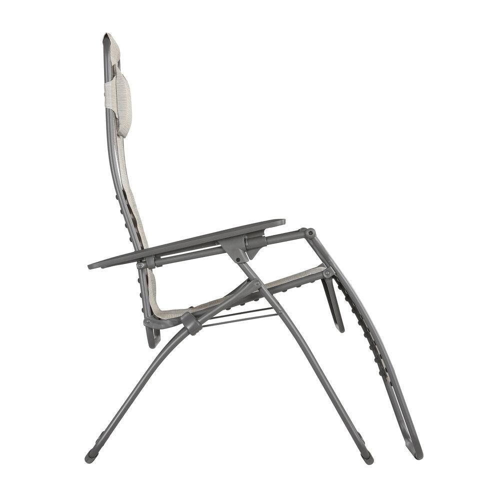 Zero-Gravity-Relaxliege - XL Futura XL Batyline® Duo Grau Galet