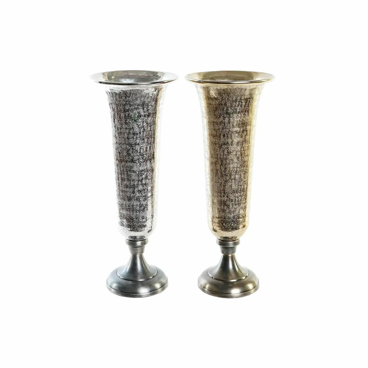 DKD Home Decor Vase Argenté/Doré