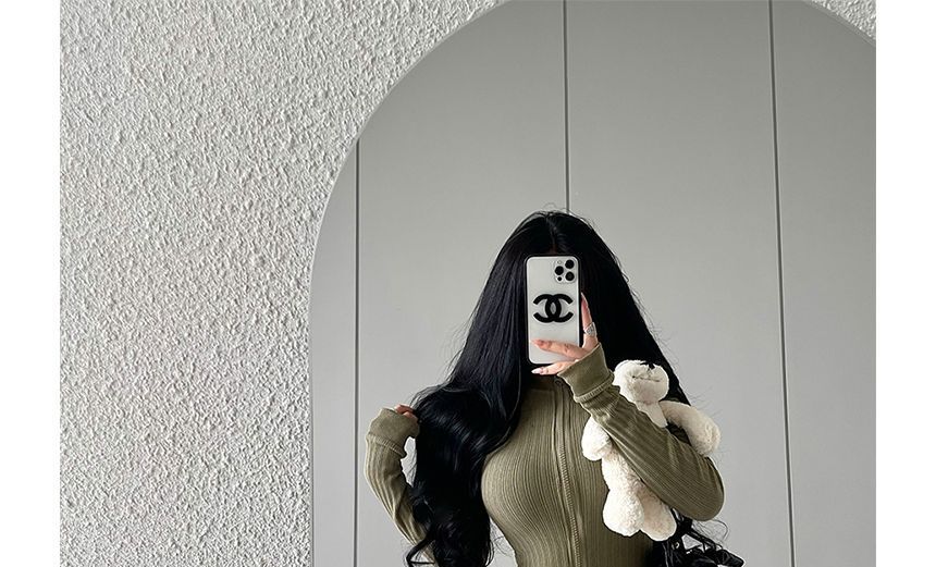 RainGirl - Romper met lange mouwen en halve rits