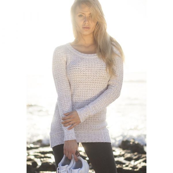 Urban Classics Sweatshirt Long Branco L Mulher