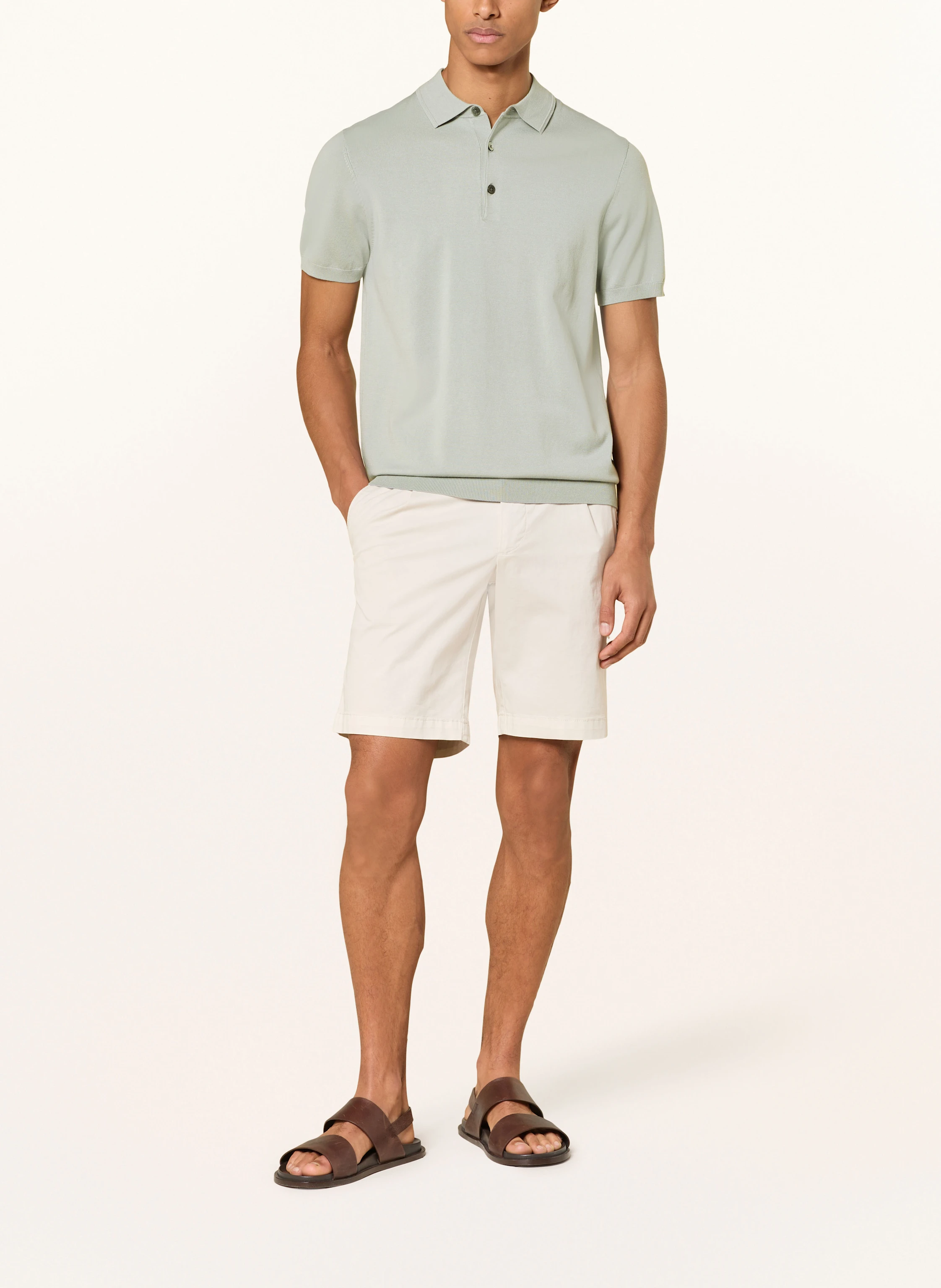 PROFUOMO Strick-Poloshirt