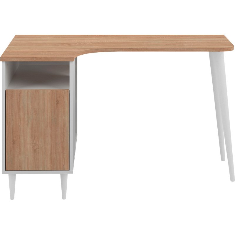 Bureau d'angle Nook 120 x 67 cm avec rangement
