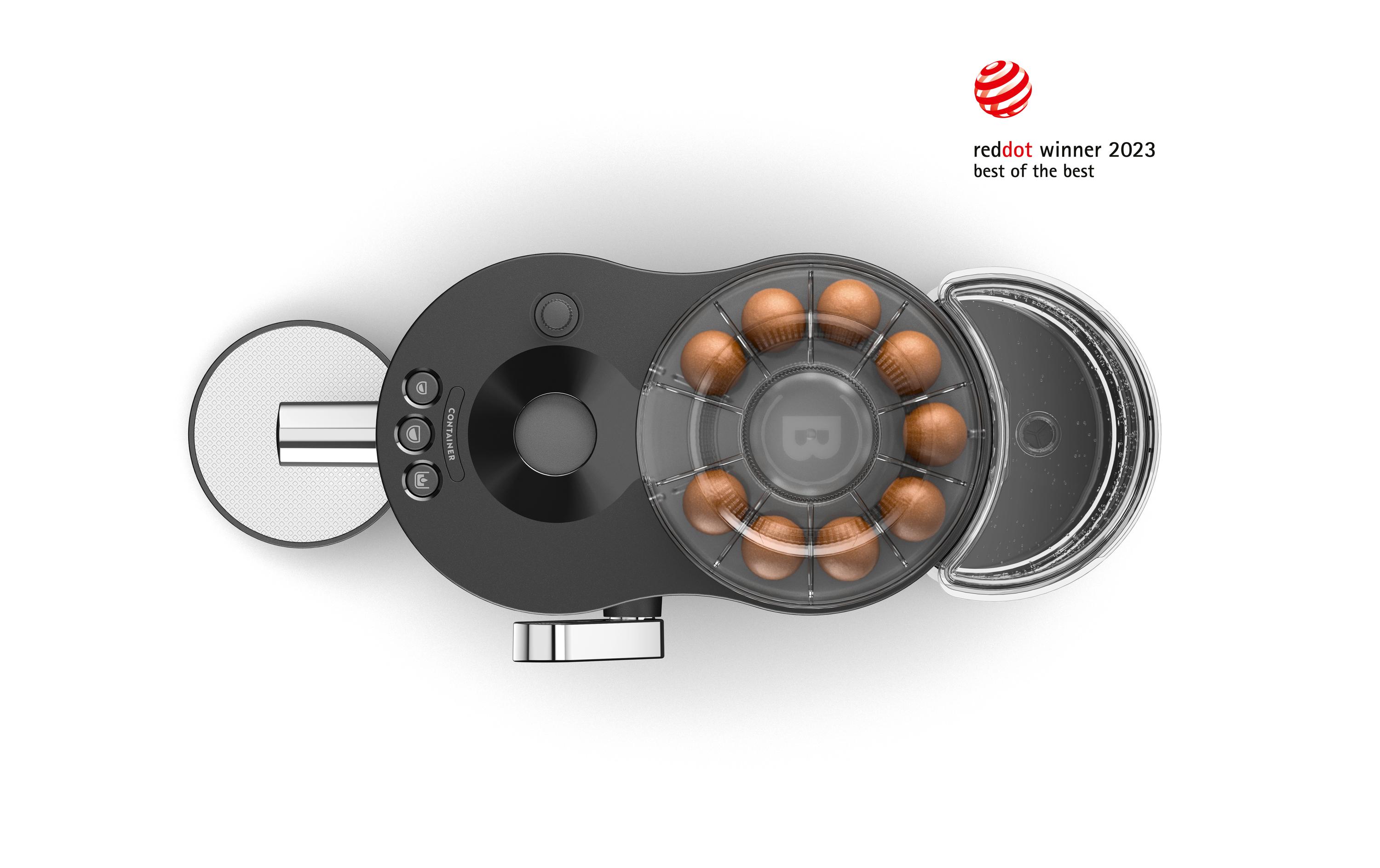 Portionskaffeemaschine CoffeeB Globe Schwarz<br>Kaffeemaschine